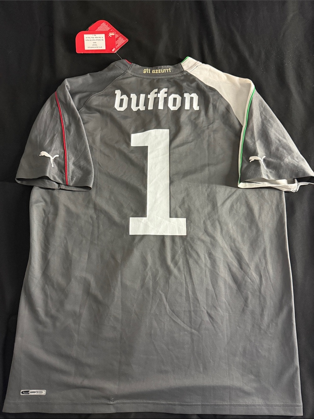 VINTAGE Italy 🇮🇹 #1 Gianluigi Buffon 2006 FIFA World Cup Puma Keeper Jersey